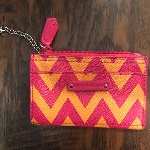 Orange and Hot Pink Vera Bradley Wallet